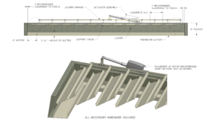 Apollo Opening Roof's blueprints for louvered roofs