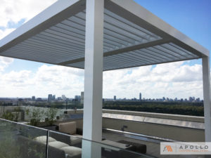 Apollo balcony louvered roofs