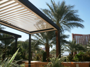 High-end louvered roofs for businesses and homeowners