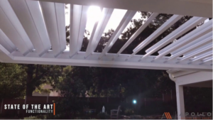 Louvered pergolas for patios