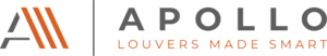 Apollo Louvers Made Smart Horizontal Transparent Logo