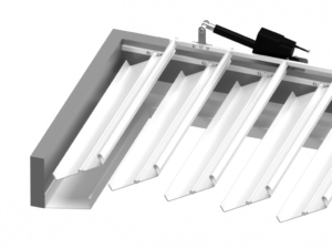 Apollo louvered roof system components