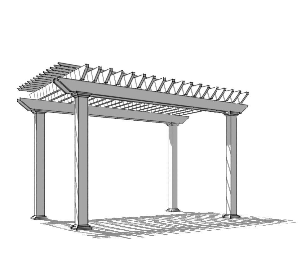 Pergola Transparent Apollo Opening Roof