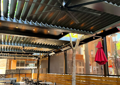 Folsom, CA | Louvered Pergola for Restaurant Dining
