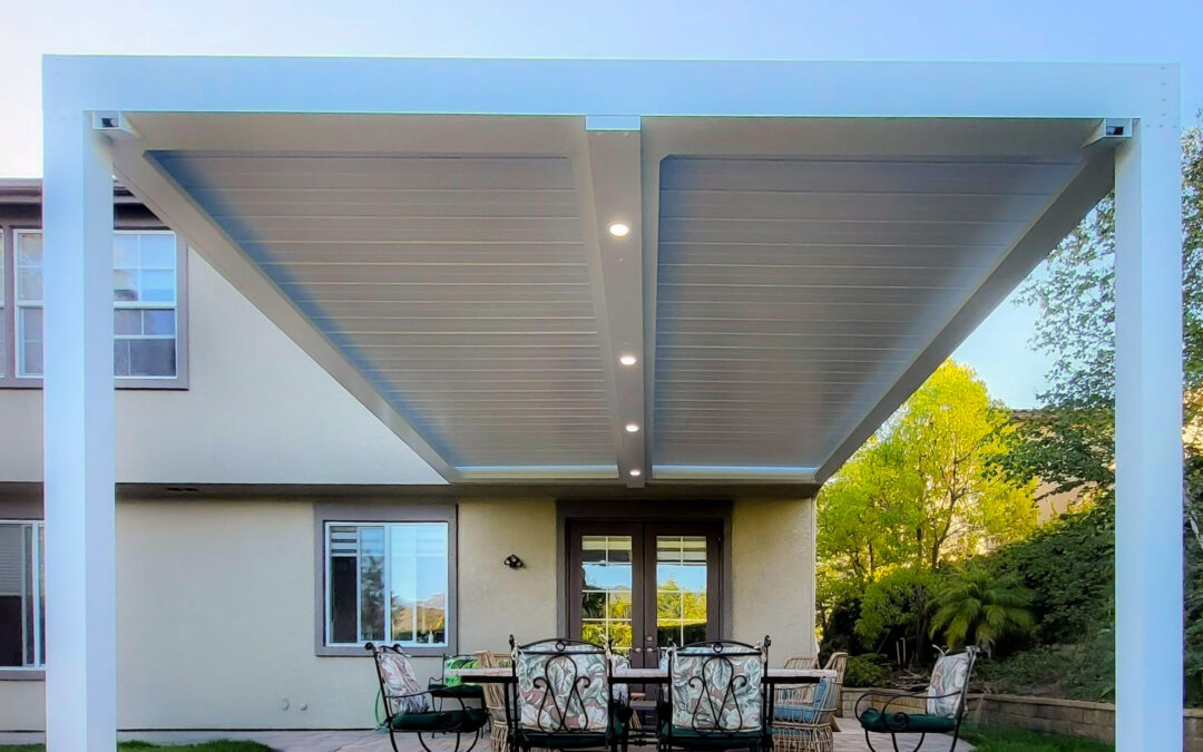 Thousand Oaks, CA | Wall-Attached Louvered Pergola