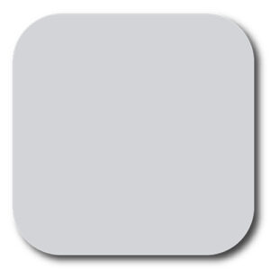 Pewter powder coat color swatch for aluminum pergola louvers and frames — a soft, cool light gray finish.