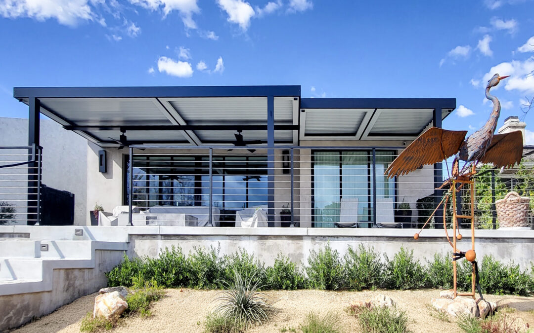 Westlake Village, CA | Wall-Attached Louvered Pergola
